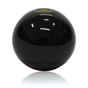 Sort porcelænskugle til kuglestager 3 cm
