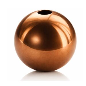 bronzefarvet metalkugle 3 cm og 6 cm i metal til kuglestage