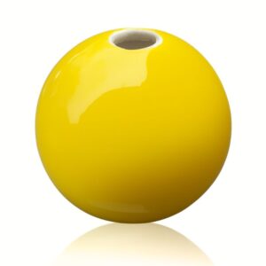 Gul porcelænskugle til kuglestager