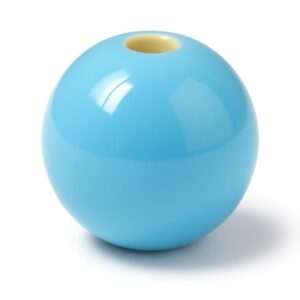 Turkis porcelænskugle, My-Candle tilbehør, Farverig indretning, Dekorativ kugle, 3 cm kugle