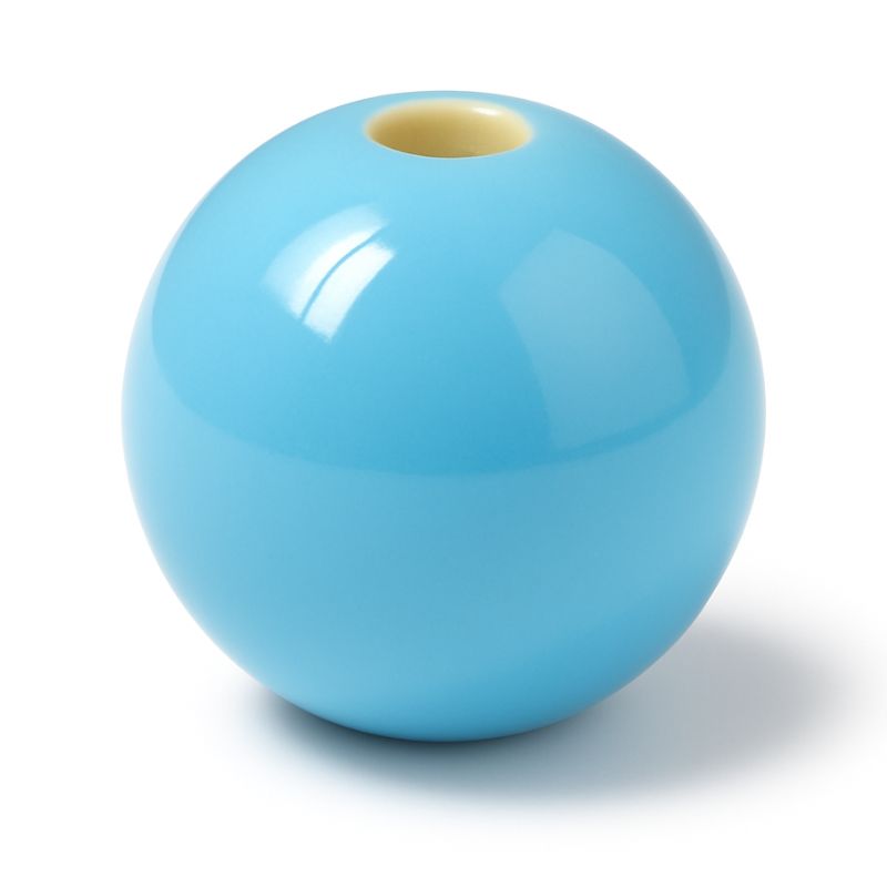 Turkis Porcelænskugle, 3 cm 1 Turkis porcelænskugle, My-Candle tilbehør, Farverig indretning, Dekorativ kugle, 3 cm kugle