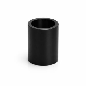 Eleganceholder i sort stål til modulopbygget lysestage