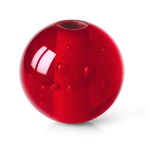 Rød glaskugle til kuglestager
