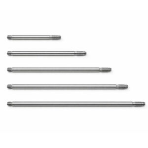 Løs stang i stål til modulopbygget lysestage