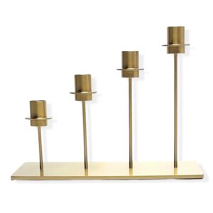 Recta messingstage lysestage base, design din egen adventsstage.