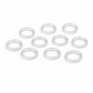 Store klare o-ringe til gulvlysestage og 6 cm kugler