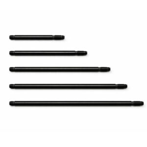 Løs stang i sort stål til modulopbygget lysestage