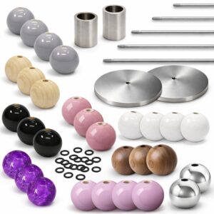 Kuglestage startsæt i rosa og lilla farver